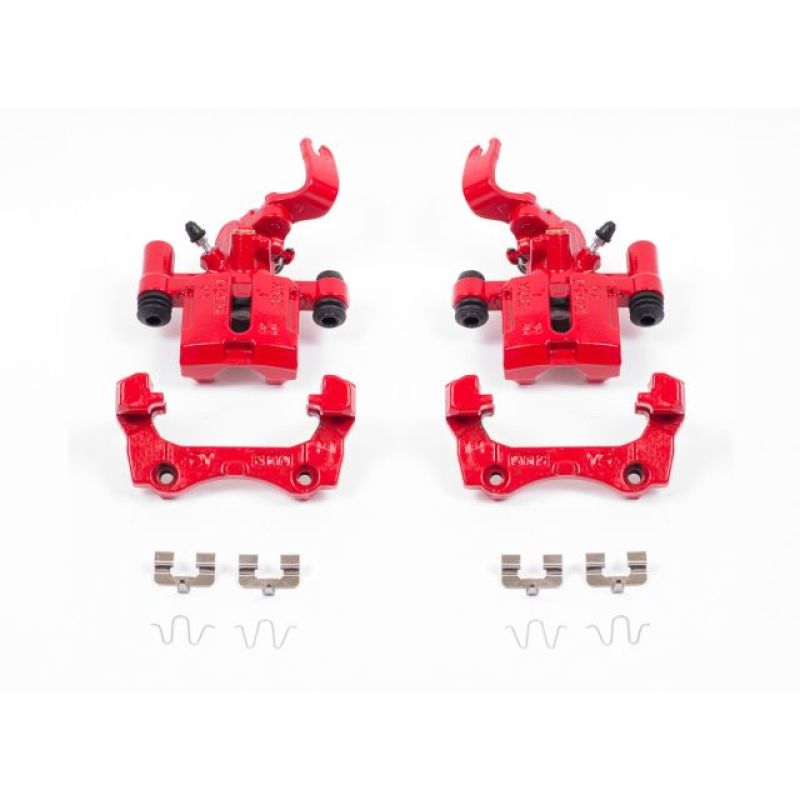 Load image into Gallery viewer, Power Stop 94-97 Mazda Miata Rear Red Calipers w/Brackets - Pair
