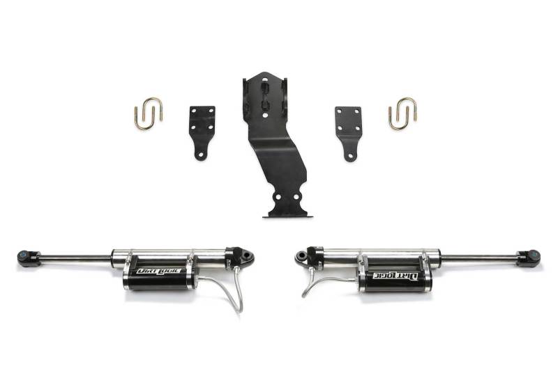 Load image into Gallery viewer, Fabtech 19-20 Ford F450/F550 4WD Dual Steering Stabilizer System w/DL 2.25 Resi Shocks
