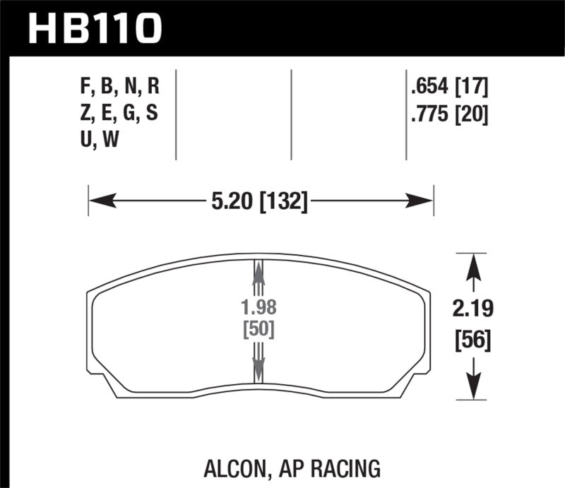 Load image into Gallery viewer, Hawk AP CP5200 Caliper HP+ Street Brake Pads
