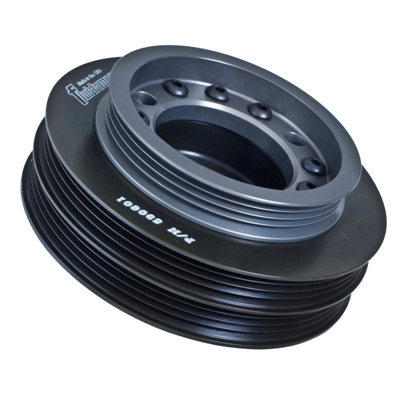 Load image into Gallery viewer, Fluidampr Honda All B Series PS Air / Alt Pulley Steel Internally Balanced Damper
