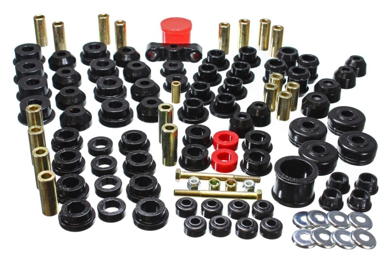 Load image into Gallery viewer, Energy Suspension 88-91 Honda Civic/CRX Black Hyper-Flex Master Bushing Set
