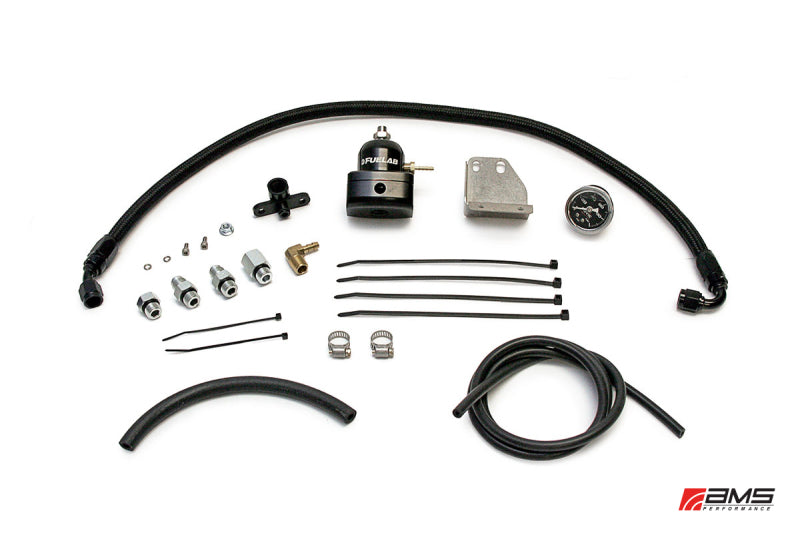 Load image into Gallery viewer, AMS Performance 08-15 Mitsubishi EVO X Fuel Pressure Regulator Kit - Black
