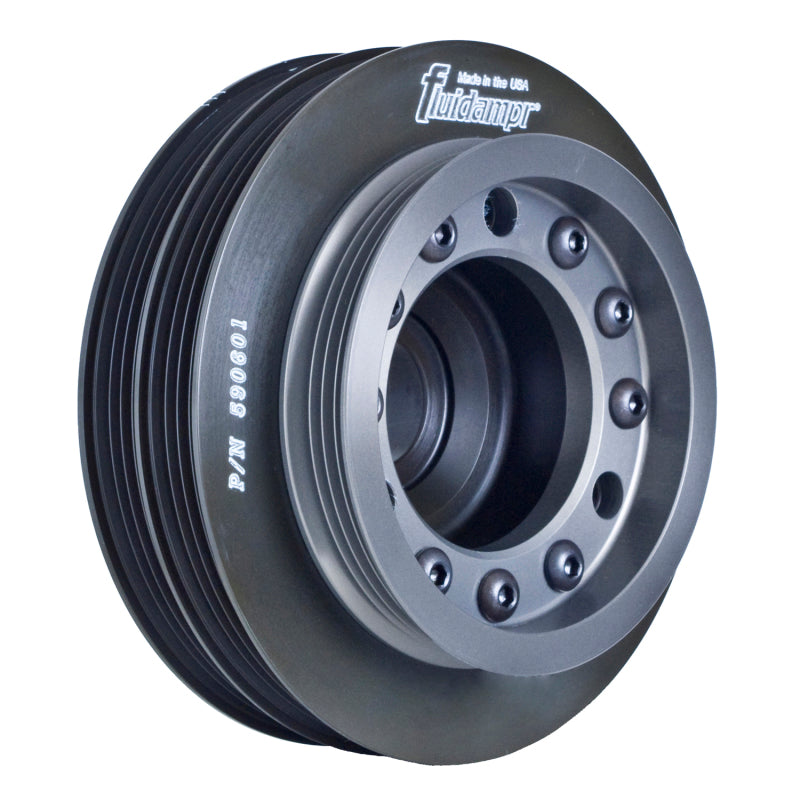 Load image into Gallery viewer, Fluidampr Honda All B Series PS Air / Alt Pulley Steel Internally Balanced Damper
