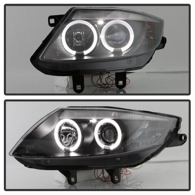 Load image into Gallery viewer, Spyder BMW Z4 03-08 Projector Headlights Xenon/HID Model Only - LED Halo Black PRO-YD-BMWZ403-HID-BK
