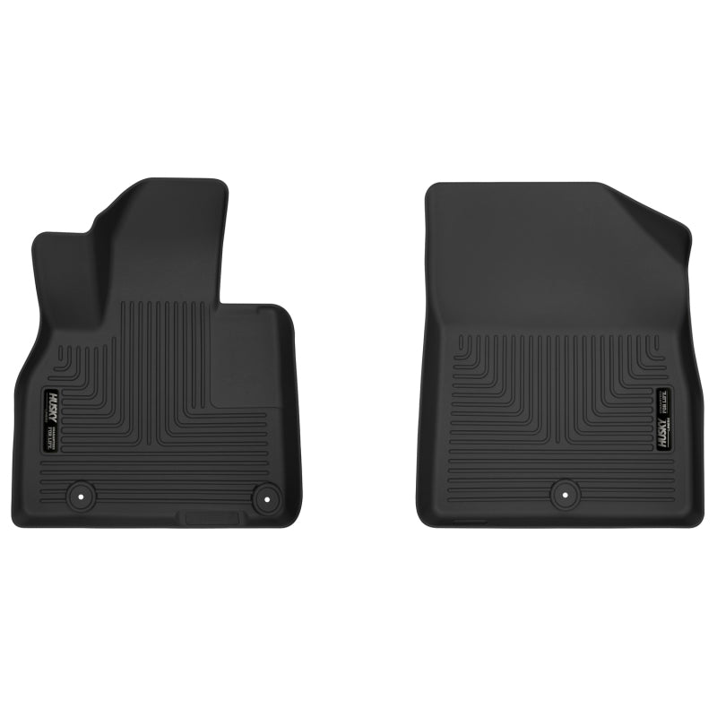 Load image into Gallery viewer, Husky Liners 2020 Kia Telluride X-Act Contour Front Black Floor Liners
