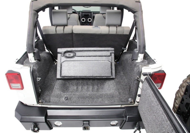 Load image into Gallery viewer, BedRug 07-10 Jeep JK 2Dr Rear 5pc Cargo Kit (Incl Tailgate &amp; Tub Liner)
