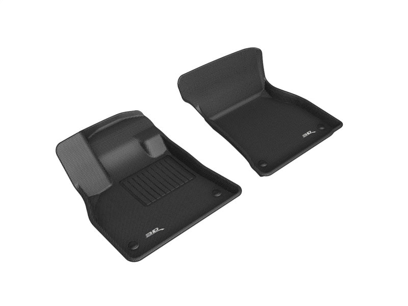 Load image into Gallery viewer, 3D MAXpider 19-21 Audi E-Tron Kagu 1st Row Floormats - Black
