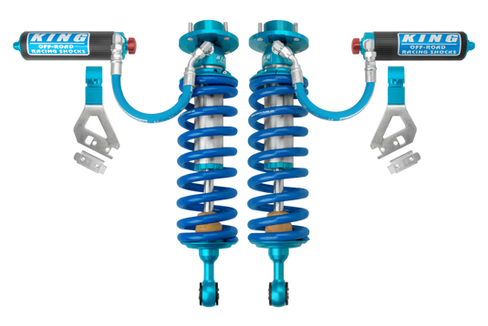 King Shocks 2022+ Toyota Tundra  Front 2.5 Dia w/ Remote Reservoir Coilover & Adjuster (Pair)