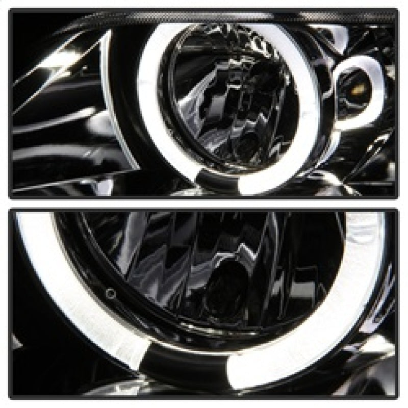 Load image into Gallery viewer, Spyder BMW Z3 96-02 Projector Headlights LED Halo Chrome High H1 Low H1 PRO-YD-BMWZ396-HL-C

