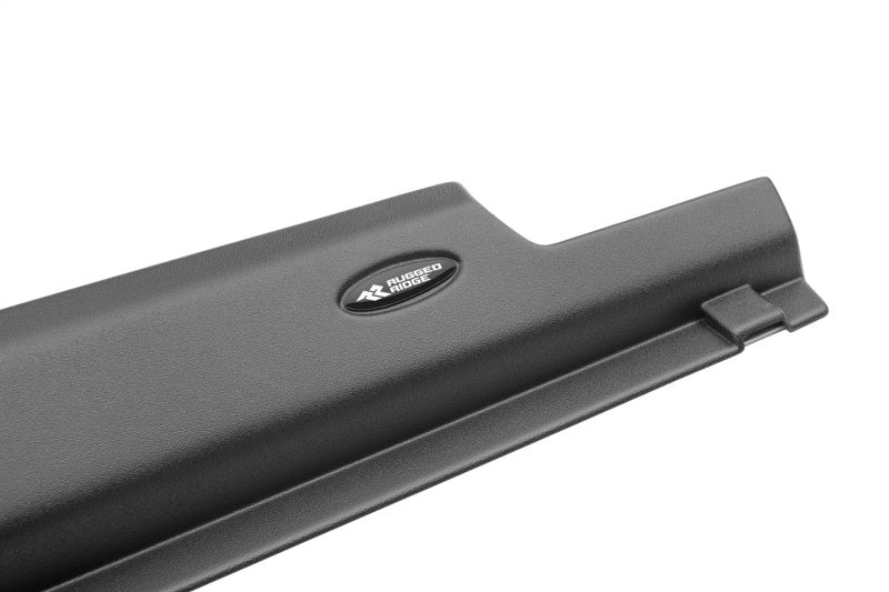 Load image into Gallery viewer, Rugged Ridge 18-22 Jeep Wrangler (JL) Rocker Pnl/Sill Plate Cvr 4dr. Rocker Guard 4pc. - Tex. Blk
