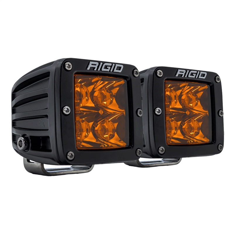 Load image into Gallery viewer, Rigid Industries D-Series Spot w/ Amber PRO Lens (Pair)

