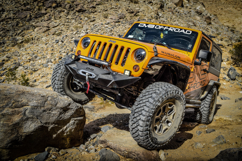 Load image into Gallery viewer, DV8 Offroad 07-18 Jeep Wrangler JK Front Aluminum Inner Fender - Black
