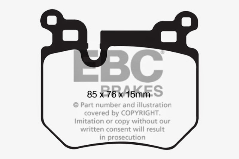 Load image into Gallery viewer, EBC 08-10 BMW 135 3.0 Twin Turbo Bluestuff Rear Brake Pads
