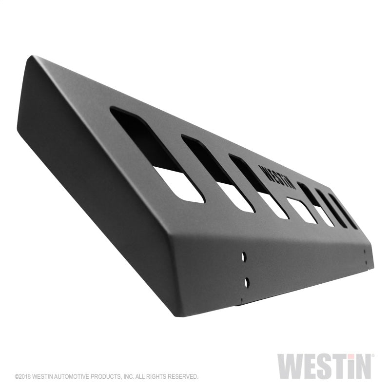 Load image into Gallery viewer, Westin 18-19 Jeep Wrangler JL Front Bumper Skid Plate - Textured Black
