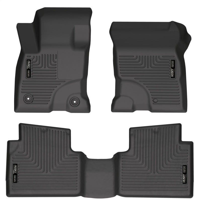 Load image into Gallery viewer, Husky Liners 2022 Ford Escape Hybrid Black Front &amp; 2nd Seat Floor Liners
