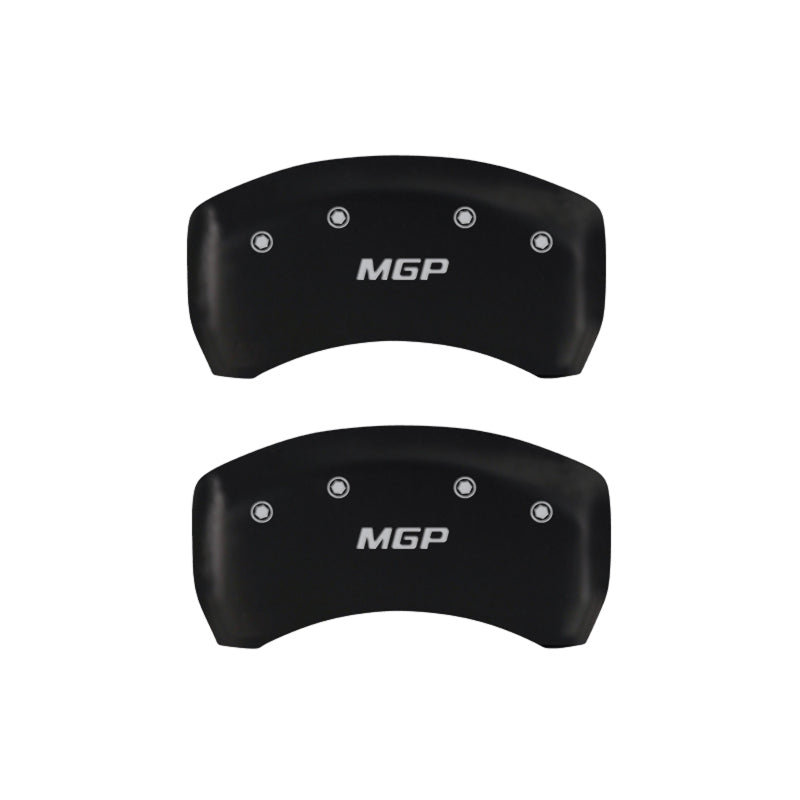 Load image into Gallery viewer, MGP 4 Caliper Covers Engraved Front &amp; Rear MGP Red finish silver ch
