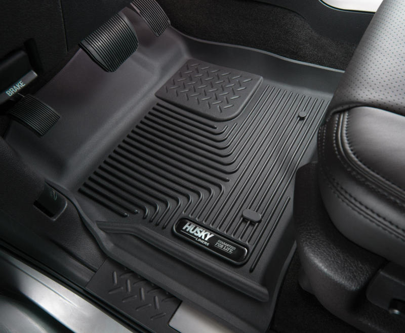 Load image into Gallery viewer, Husky Liners 2019 Chevy Silverado 1500 Crew Cab X-Act Contour Front Black Floor Liners
