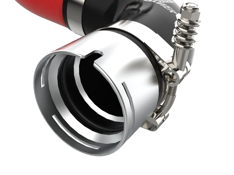 Load image into Gallery viewer, AFE 18-21 Kia Stinger V6-3.3L BladeRunner Alum Hot/Cold Charge Pipe Kit Red
