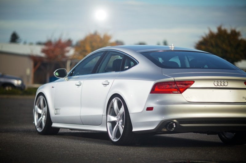 Load image into Gallery viewer, AWE Tuning Audi C7 A7 3.0T Touring Edition Exhaust - Dual Outlet Diamond Black Tips
