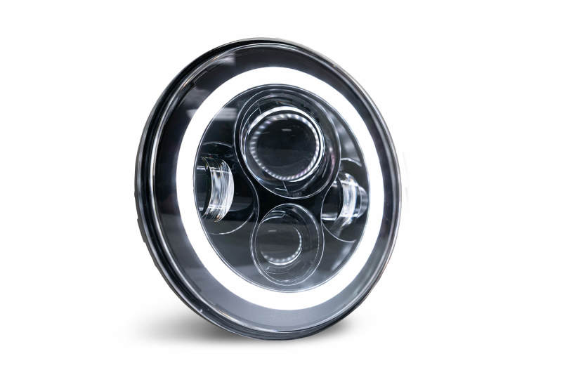 Load image into Gallery viewer, DV8 Offroad 07-18 Jeep Wrangler JK LED Projector Headlights w/ Angel Eyes
