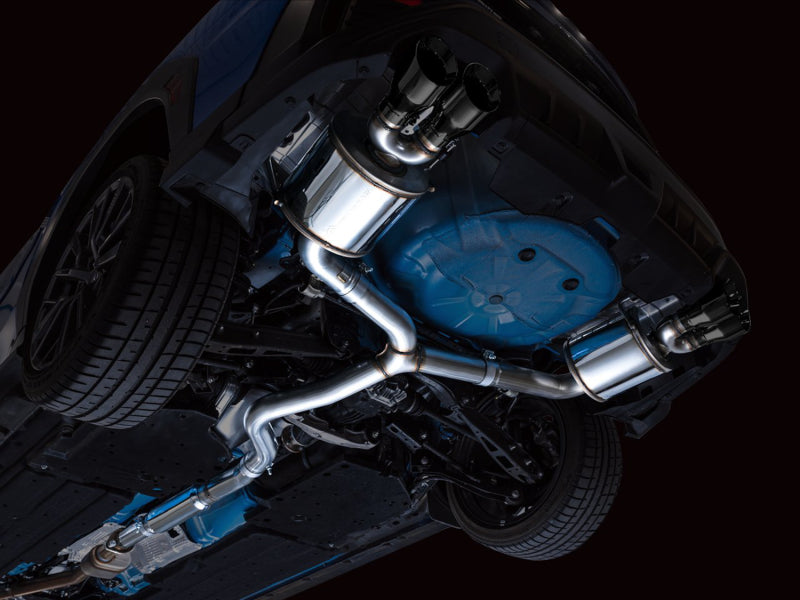 Load image into Gallery viewer, AWE Tuning 2022+ VB Subaru WRX Touring Edition Exhaust - Diamond Black Tips
