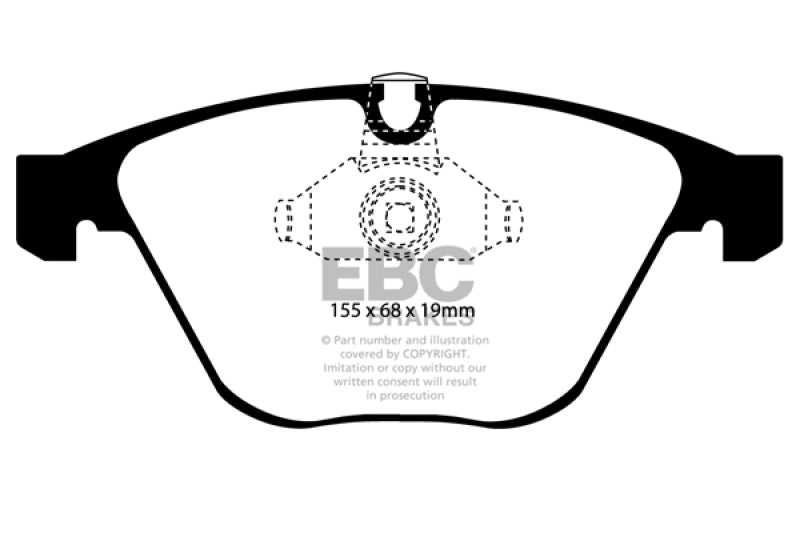 Load image into Gallery viewer, EBC 08-10 BMW M3 4.0 (E90) Redstuff Front Brake Pads
