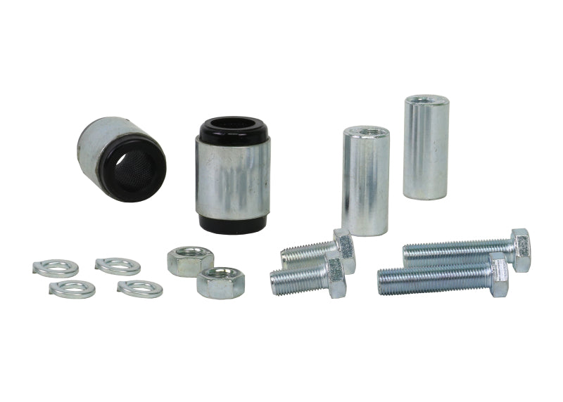 Load image into Gallery viewer, Whiteline 09 lancer Ralliart Rear Camber adj kit-control arm upper bushes
