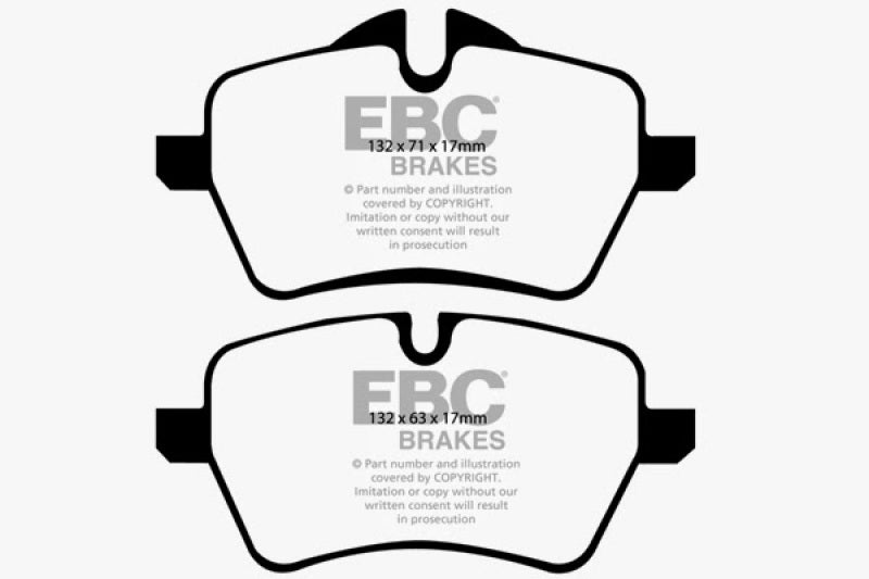 Load image into Gallery viewer, EBC 07-14 Mini Hardtop 1.6 Turbo Cooper S Yellowstuff Front Brake Pads

