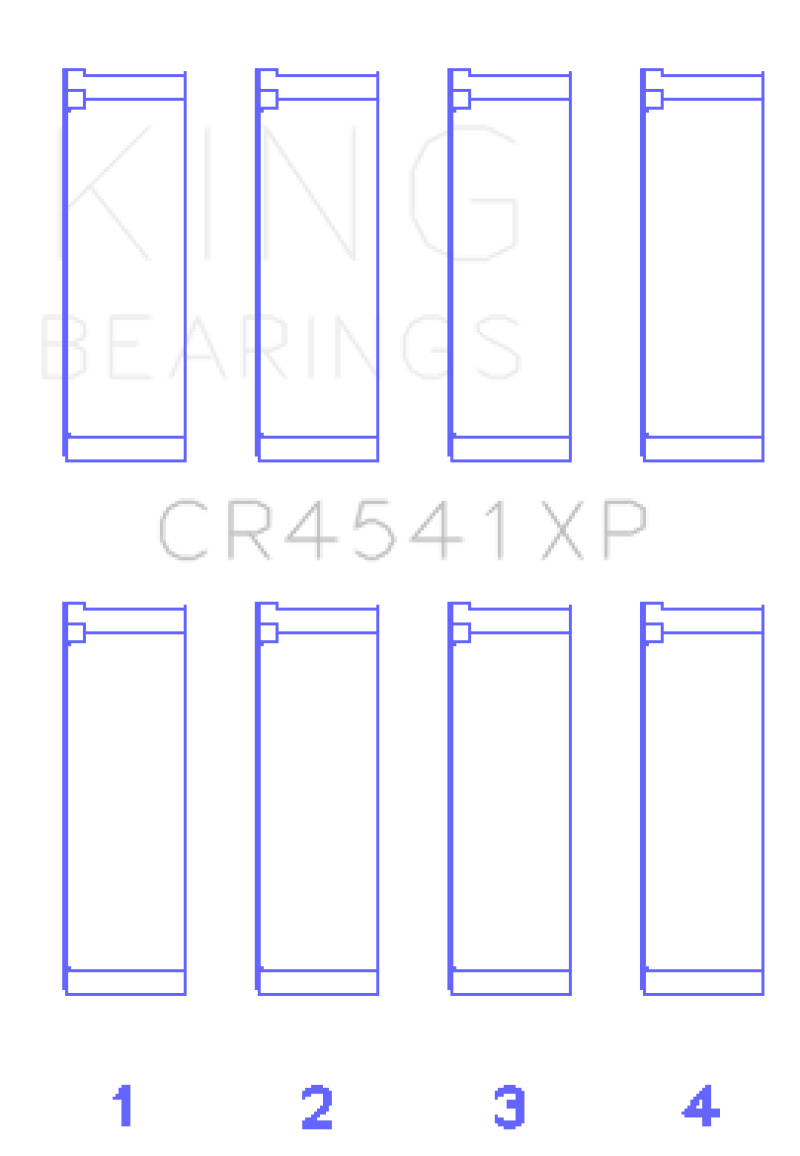 Load image into Gallery viewer, King Honda F23 (Size STD) Performance Rod Bearing Set
