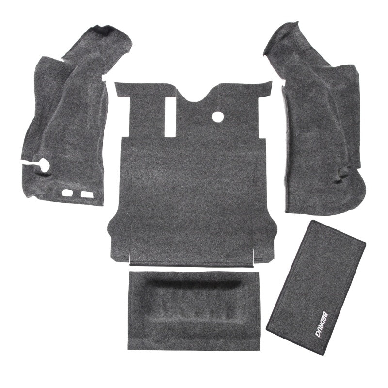 Load image into Gallery viewer, BedRug 07-10 Jeep JK 2Dr Rear 5pc Cargo Kit (Incl Tailgate &amp; Tub Liner)

