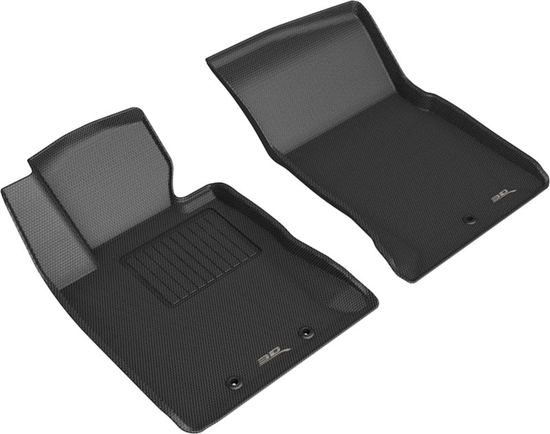 Load image into Gallery viewer, 3D MAXpider 2012-2016 Hyundai Genesis Kagu 1st Row Floormat - Black
