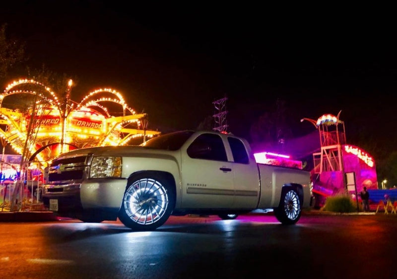 Load image into Gallery viewer, Oracle LED Illuminated Wheel Rings - Double LED - White
