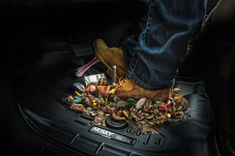 Load image into Gallery viewer, Husky Liners 15 Chrysler 200 Weatherbeater Black Front and Second Seat Floor Liners
