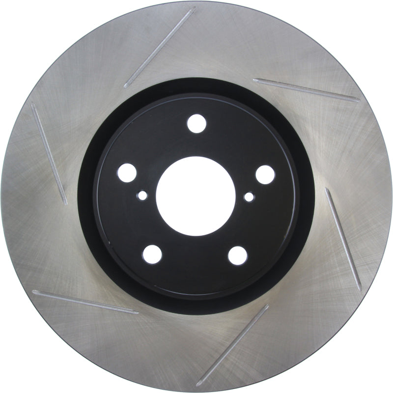 Load image into Gallery viewer, StopTech Power Slot 5/93-98 Supra Turbo Front Right SportStop Slotted Rotor

