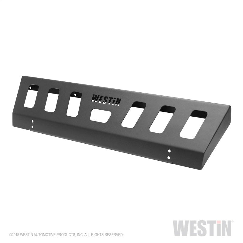 Load image into Gallery viewer, Westin 18-19 Jeep Wrangler JL Front Bumper Skid Plate - Textured Black
