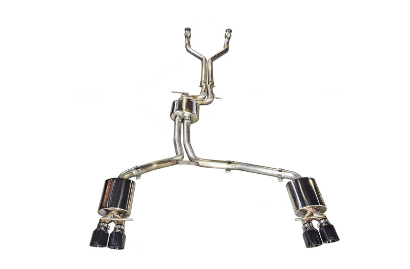 Load image into Gallery viewer, AWE Tuning Audi C7 / C7.5 S6 4.0T Touring Edition Exhaust - Diamond Black Tips
