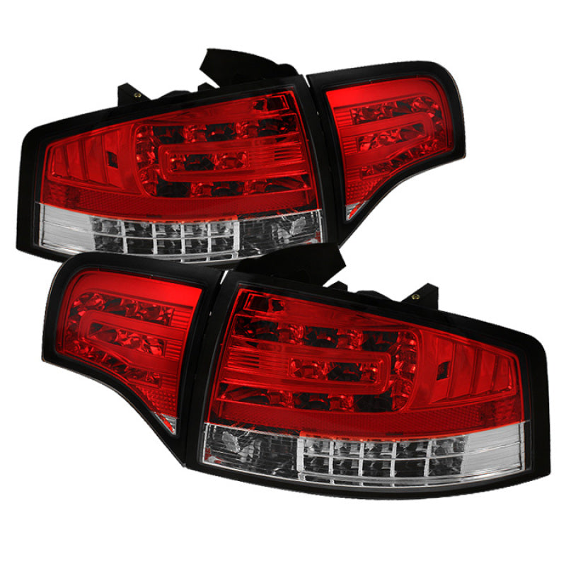 Load image into Gallery viewer, Spyder Audi A4 4Dr 06-08 LED Tail Lights Red Clear ALT-YD-AA406-G2-LED-RC
