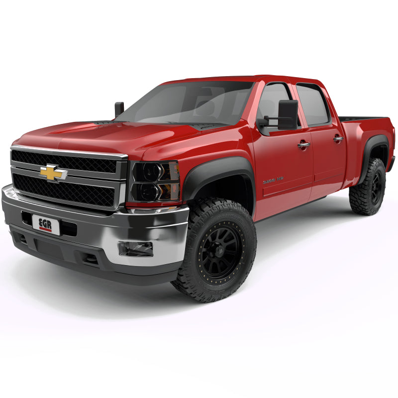 Load image into Gallery viewer, EGR 07-13 Chev Silverado 6-8ft Bed Rugged Look Fender Flares - Set (751504)
