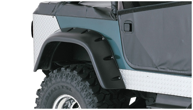 Load image into Gallery viewer, Bushwacker 59-83 Jeep CJ5 Cutout Style Flares 4pc - Black
