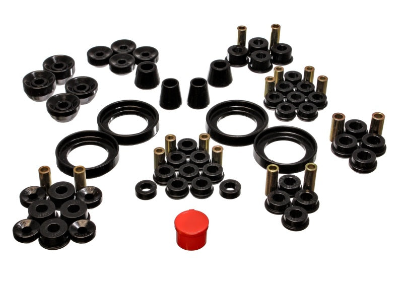 Load image into Gallery viewer, Energy Suspension 92-96 Honda Prelude Black Hyper-Flex Master Bushing Set
