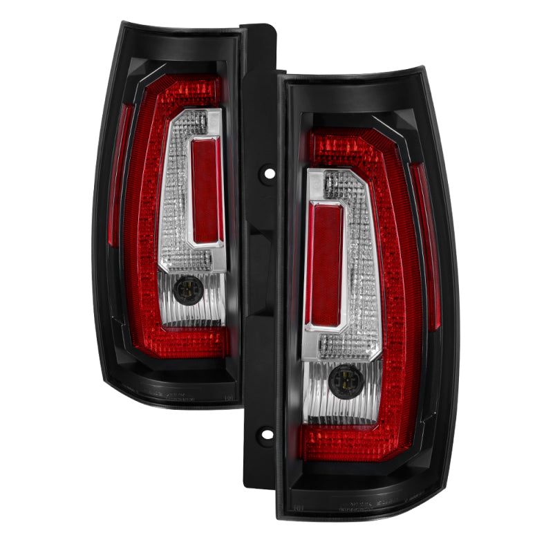 Load image into Gallery viewer, Spyder Chevy Suburban/Tahoe 07-14 V2 - Light Bar LED Tail Lights - Black ALT-YD-CSUB07V2-LED-BK
