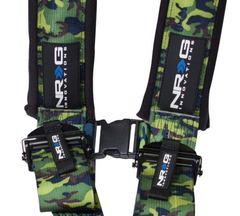 Load image into Gallery viewer, NRG SFI 16.1 5pt 3in. Seat Belt Harness/ Latch Link - Camo
