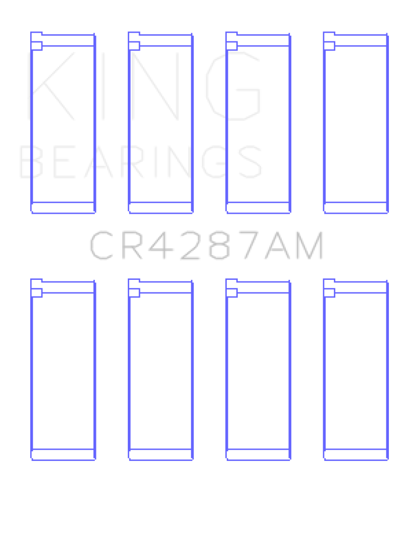 Load image into Gallery viewer, King Acura B18C1/B18C5 L4 / Honda 110CI  DOHC (Size STD) Rod Bearing Set
