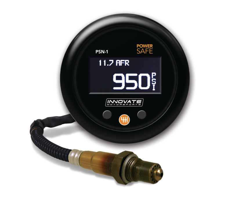 Load image into Gallery viewer, Innovate PSN-1 PowerSafe Nitrous Bottle Pressure / Wideband O2 Gauge Kit
