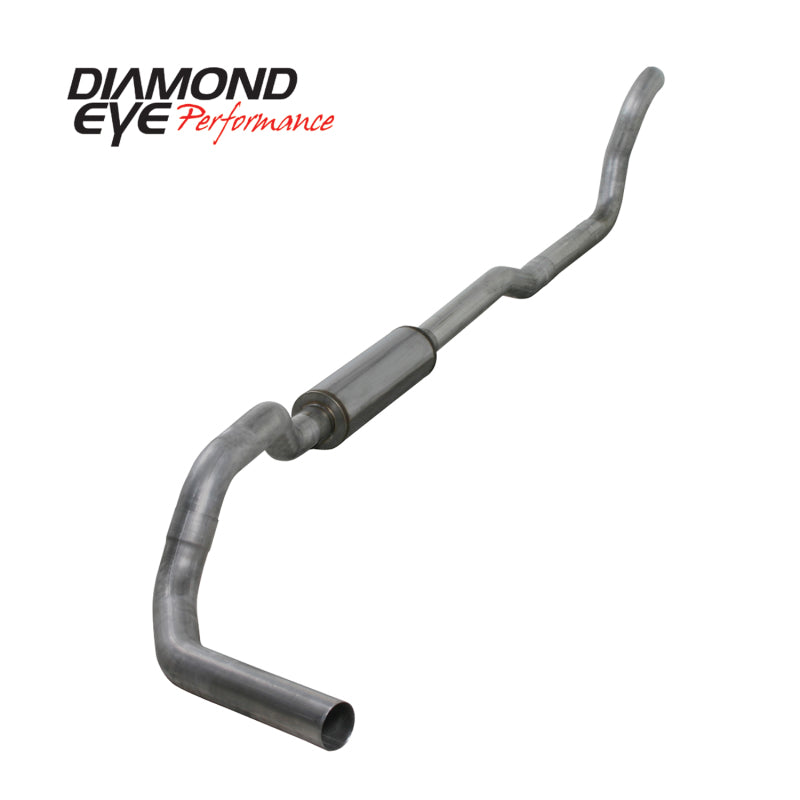 Load image into Gallery viewer, Diamond Eye KIT 4in TB MFLR RPLCMENT PIPE SGL AL: 2-WHEEL DRIVE ONLY 89-93 DODGE CUMMINS 5.9L
