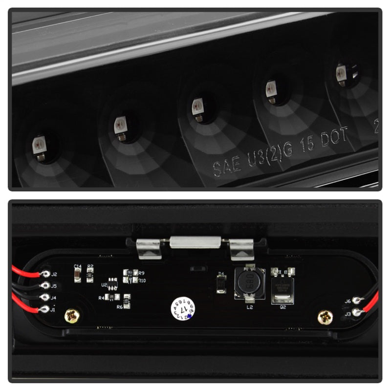 Load image into Gallery viewer, xTune 15-17 Ford F-150 (Not LED Brake/BLIS Tail Compat.)LED 3RD Brake Lght Blk BKL-JH-FF15015-LED-BK
