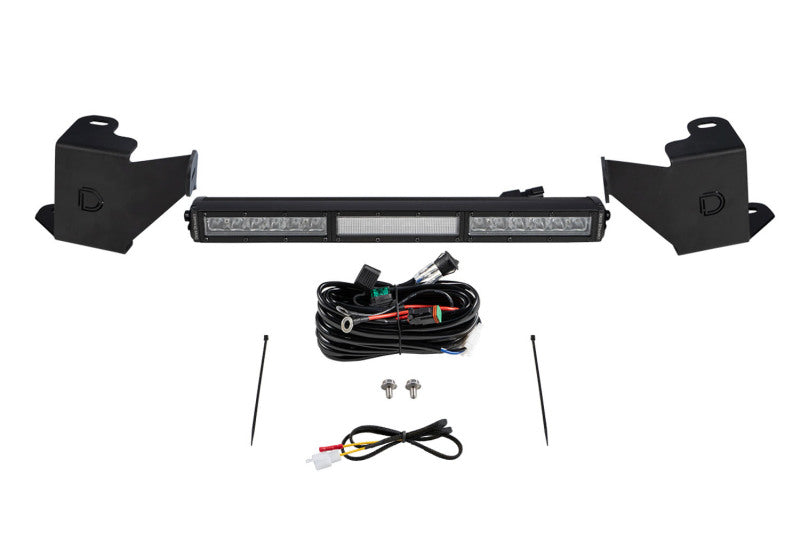Load image into Gallery viewer, Diode Dynamics 2022 Toyota Tundra Stealth Bumper Light Bar Kit - White Combo
