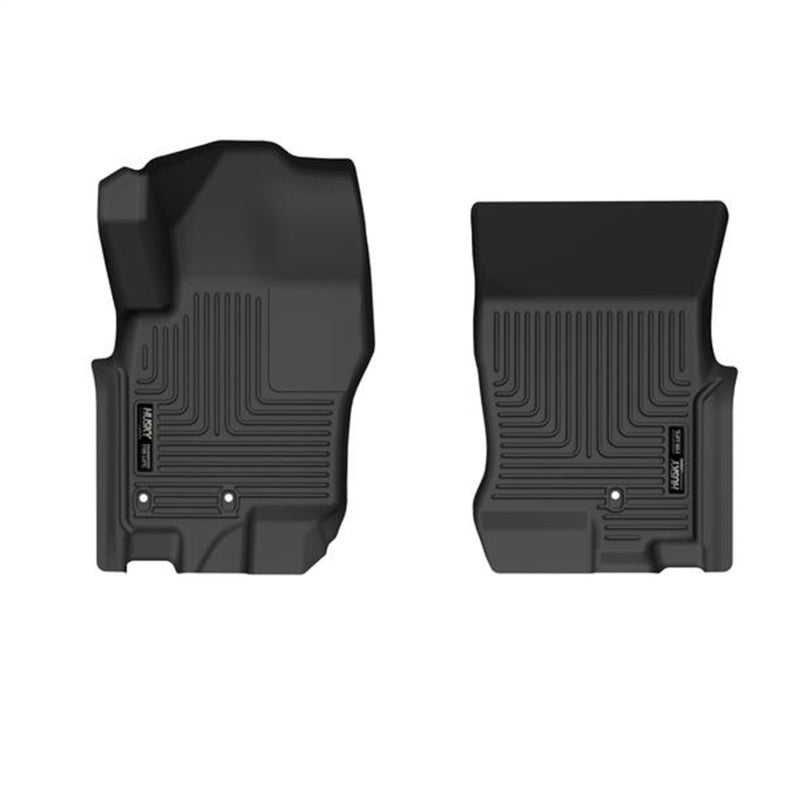 Load image into Gallery viewer, Husky Liners 08-21 Nissan Frontier Crew Cab WeatherBeater Front Row Black Floor Liners

