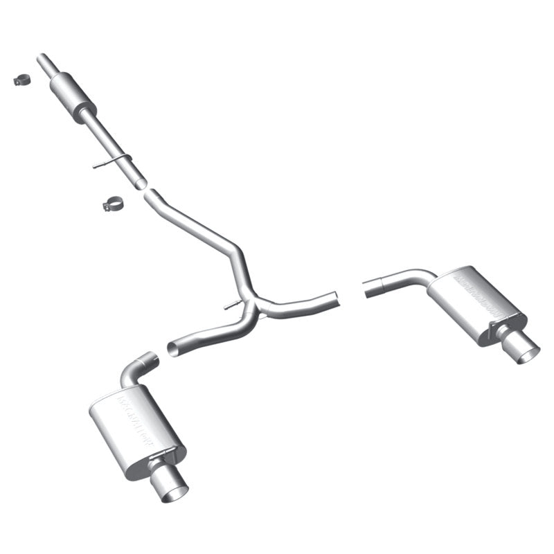 Load image into Gallery viewer, MagnaFlow 11-13 Ford Explorer V6 3.5L SS Catback Exhaust Dual Split Rear Exit w/ 3.5in SS Tips
