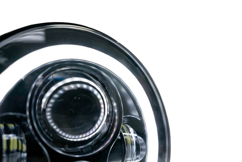 Load image into Gallery viewer, DV8 Offroad 07-18 Jeep Wrangler JK LED Projector Headlights w/ Angel Eyes
